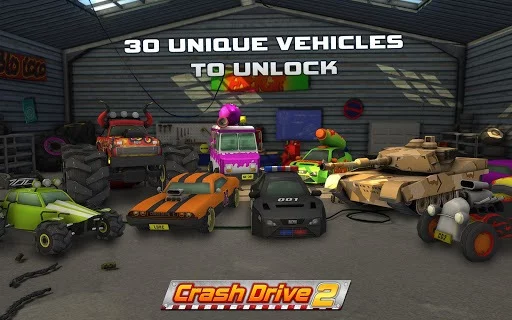 Изображение игры: Crash Drive 2: 3D racing cars