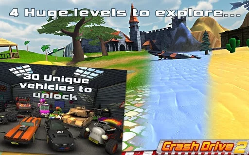 Изображение игры: Crash Drive 2: 3D racing cars