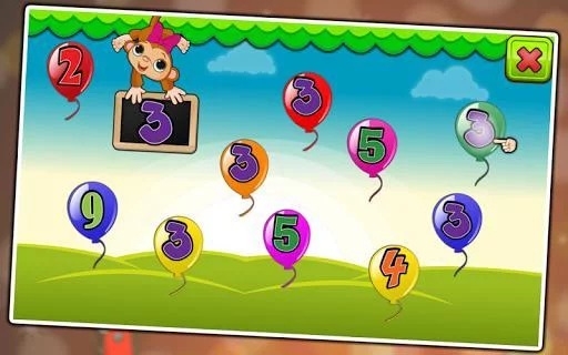 Изображение игры: Balloon Pop Kids Learning Game Free for babies 🎈