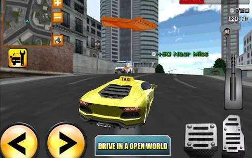 Изображение игры: Crazy Driver Taxi Duty 3D