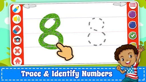Изображение игры: Learn Numbers 123 Kids Free Game - Count & Tracing
