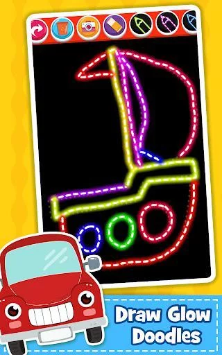 Изображение игры: Cars Coloring Book for Kids - Doodle, Paint & Draw
