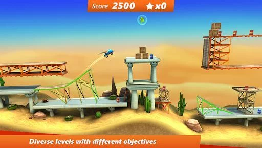 Изображение игры: Bridge Constructor Stunts FREE