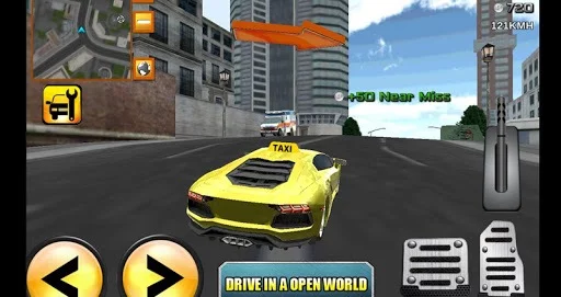 Изображение игры: Crazy Driver Taxi Duty 3D