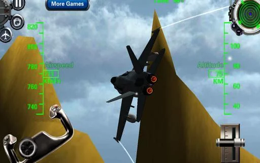 Изображение игры: F18 3D Fighter Jet Simulator
