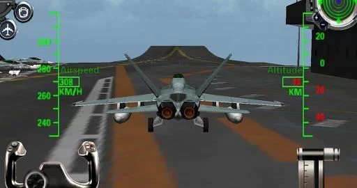 Изображение игры: F18 3D Fighter Jet Simulator