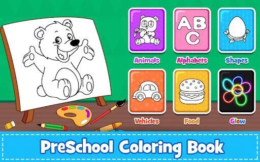 Изображение игры: Coloring Games: PreSchool Coloring Book for kids