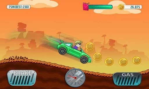 Изображение игры: Mountain Car Climb