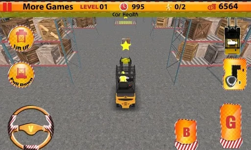 Изображение игры: Extreme Forklift Challenge 3D