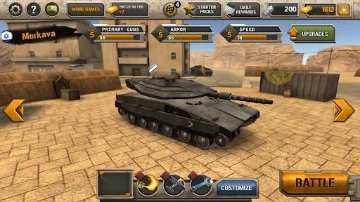 Изображение игры: Modern Tank Force: War Hero