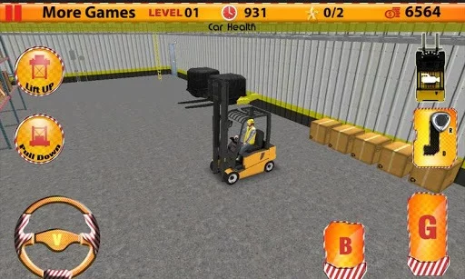Изображение игры: Extreme Forklift Challenge 3D
