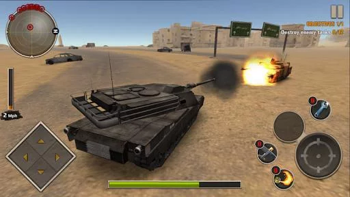 Изображение игры: Modern Tank Force: War Hero