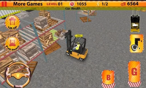 Изображение игры: Extreme Forklift Challenge 3D
