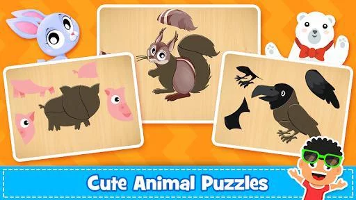 Изображение игры: Puzzle for Kids Games & Animal Jigsaw Puzzles