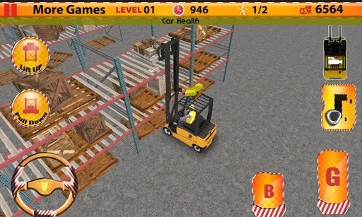 Изображение игры: Extreme Forklift Challenge 3D