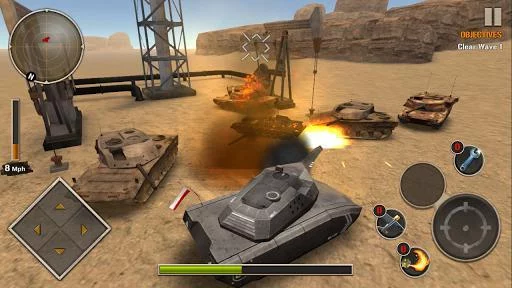 Изображение игры: Modern Tank Force: War Hero