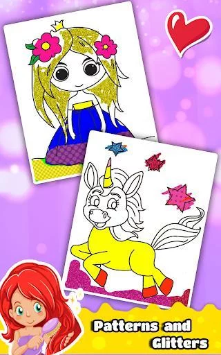 Изображение игры: Princess Coloring Book for Kids & Girls 🎨