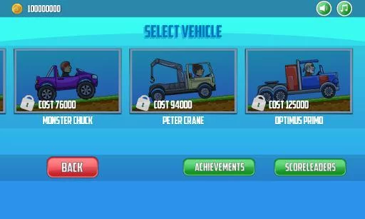 Изображение игры: Mountain Car Climb
