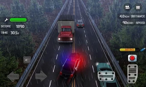 Изображение игры: Race the Traffic Nitro