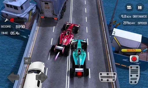Изображение игры: Race the Traffic Nitro