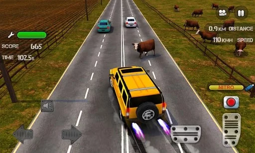 Изображение игры: Race the Traffic Nitro