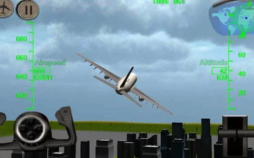Изображение игры: 3D Airplane Flight Simulator