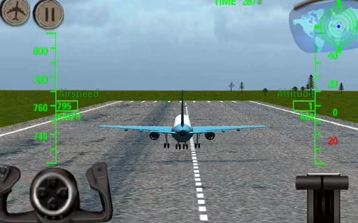 Изображение игры: 3D Airplane Flight Simulator