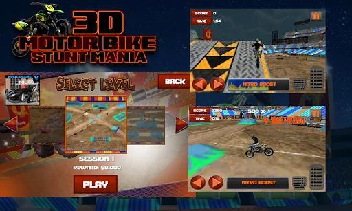 Изображение игры: 3D Motor Bike Stunt Mania