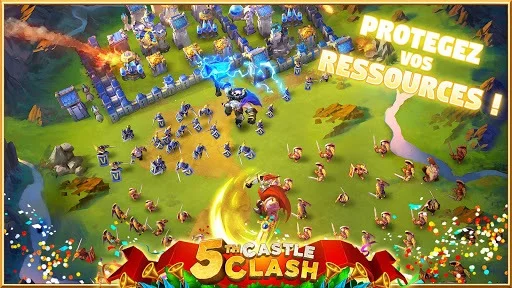 Изображение игры: Castle Clash: RPG War and Strategy FR