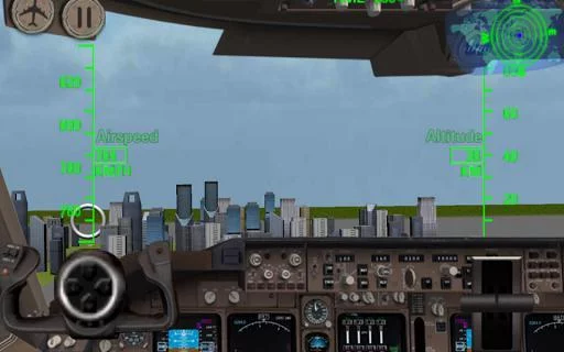 Изображение игры: 3D Airplane Flight Simulator