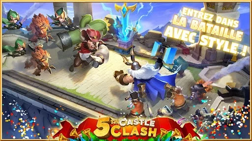 Изображение игры: Castle Clash: RPG War and Strategy FR