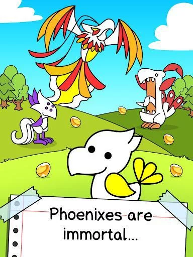 Изображение игры: Phoenix Evolution - Create & Merge Legendary Birds