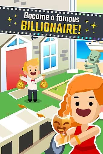 Изображение игры: Hollywood Billionaire - Rich Movie Star Clicker