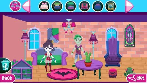 Изображение игры: My Monster House - Make Beautiful Dollhouses