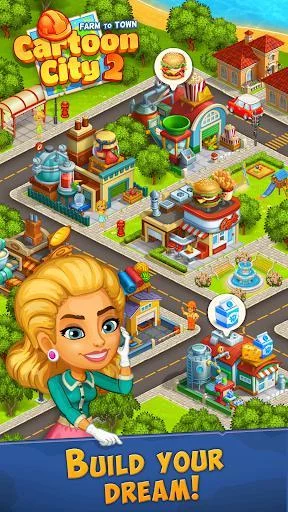 Изображение игры: Cartoon City 2:Farm to Town.Build your home,house