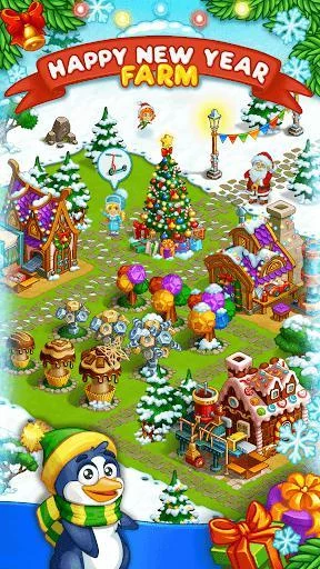 Изображение игры: Farm Snow: Happy Christmas Story With Toys & Santa