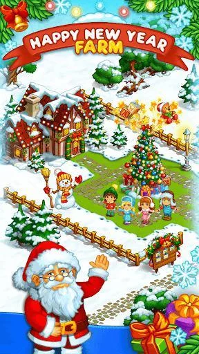 Изображение игры: Farm Snow: Happy Christmas Story With Toys & Santa