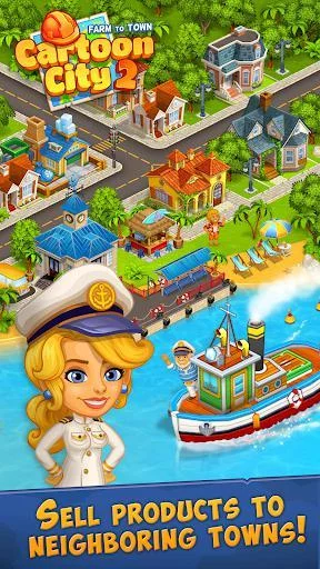 Изображение игры: Cartoon City 2:Farm to Town.Build your home,house