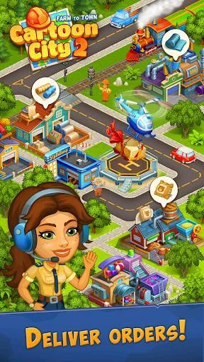 Изображение игры: Cartoon City 2:Farm to Town.Build your home,house