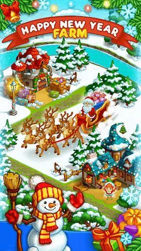 Изображение игры: Farm Snow: Happy Christmas Story With Toys & Santa