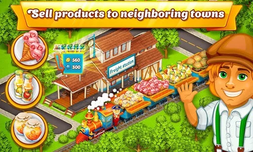 Изображение игры: Cartoon City: farm to village. Build your home
