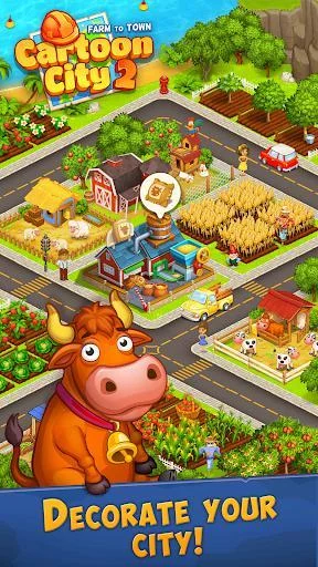 Изображение игры: Cartoon City 2:Farm to Town.Build your home,house