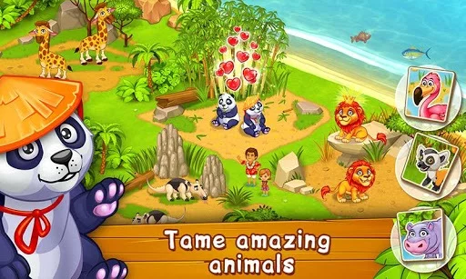 Изображение игры: Farm Zoo: Bay Island Village