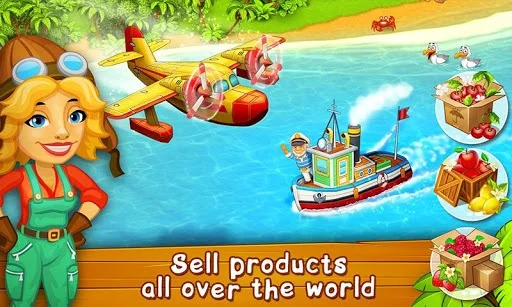 Изображение игры: Farm Zoo: Bay Island Village