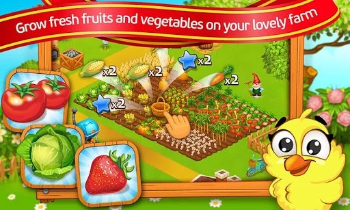Изображение игры: Farm Town: Cartoon Story