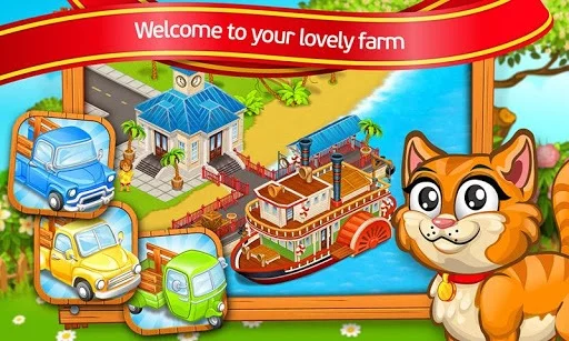 Изображение игры: Farm Town: Cartoon Story