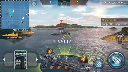 Изображение игры: Warship Attack 3D