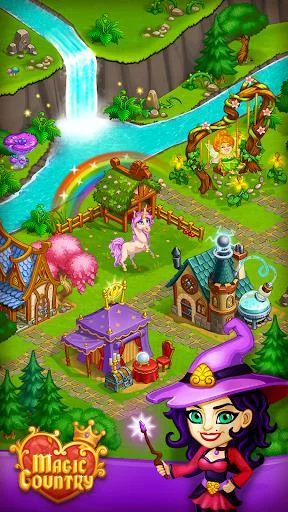 Изображение игры: Magic Country: fairy farm and fairytale city