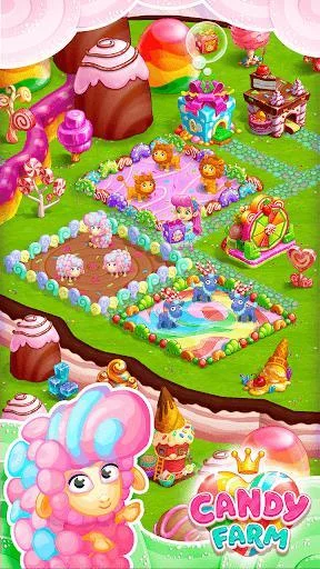 Изображение игры: Sweet Candy Farm with magic Bubbles and Puzzles