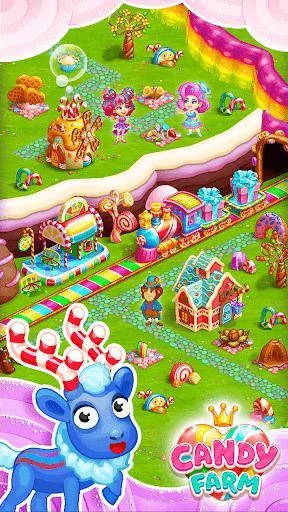 Изображение игры: Sweet Candy Farm with magic Bubbles and Puzzles